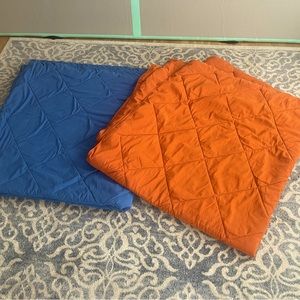 (2) Pottery Barn Teen/Kid full/Queen mid weight comforters- $25 for both
